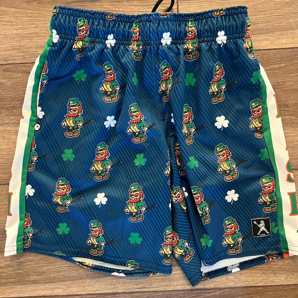 LaCrosse Kids Blue Patterned Shorts